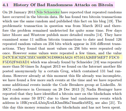 4.1 History of dangerous random attacks on Bitcoin